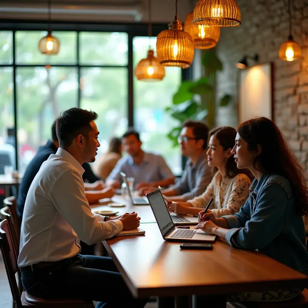 Professional business solutions illustration